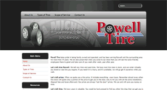 Desktop Screenshot of powelltiresroswell.com
